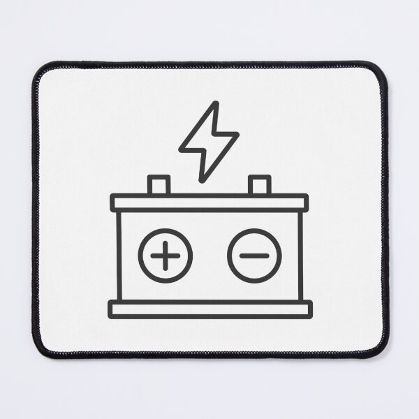 Item preview, Car Battery Electrical Power Line Icon designed and sold by VectorForge Studio.