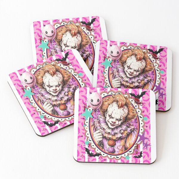 Item preview, Creepy Pink Carnival Clown Horror Halloween Artwork designed and sold by TravisBur34571.