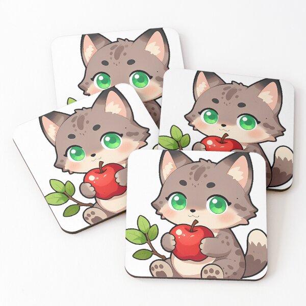 Item preview, Lynx with Red Apple designed and sold by pumsquare.