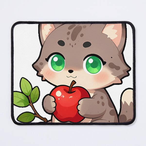 Item preview, Lynx with Red Apple designed and sold by pumsquare.