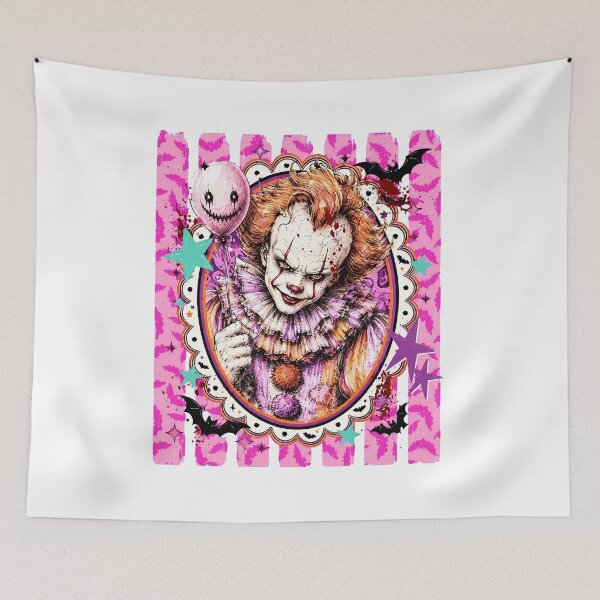 Item preview, Creepy Pink Carnival Clown Horror Halloween Artwork designed and sold by TravisBur34571.