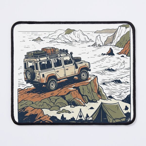 Item preview, Where the Road Ends the Journey Begins Coastal Off-Road Design designed and sold by @SHINTOSARTSTORE.