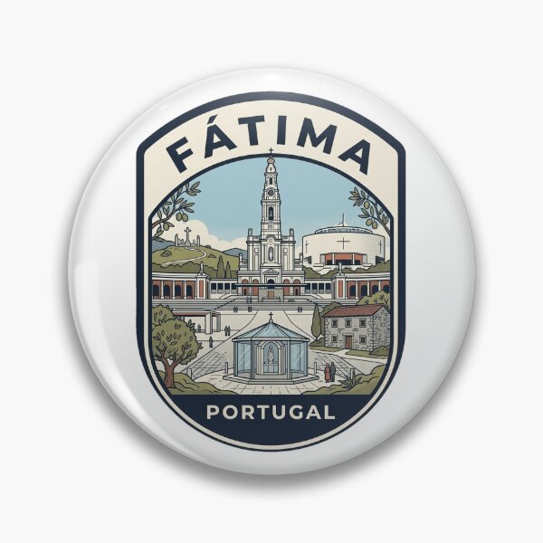 Item preview, Fatima Portugal Sanctuary Travel Badge designed and sold by k3rstman1.
