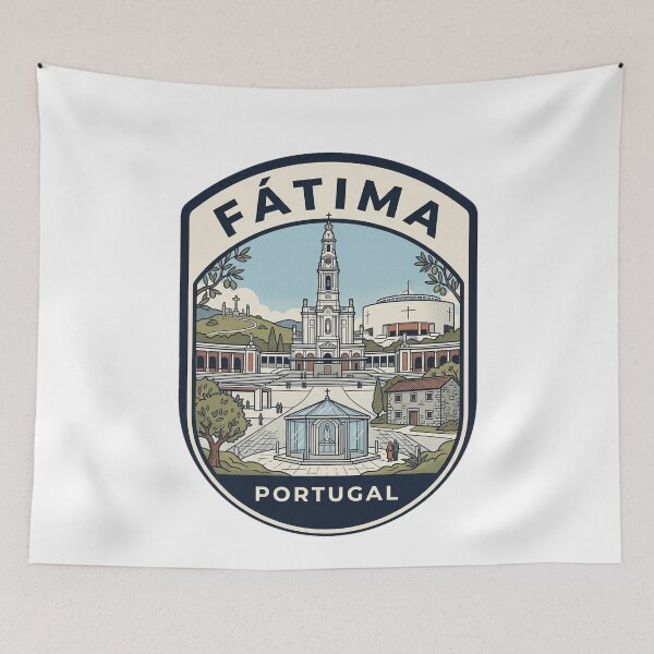Item preview, Fatima Portugal Sanctuary Travel Badge designed and sold by k3rstman1.