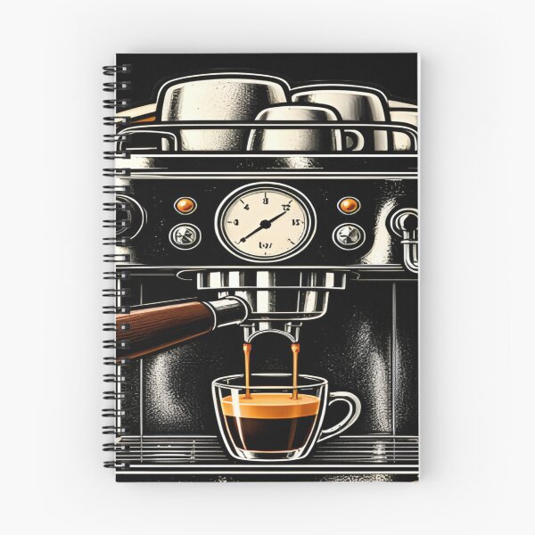 Item preview, Vintage Espresso Nerd Coffee Machine Barista Art designed and sold by DailySparks.