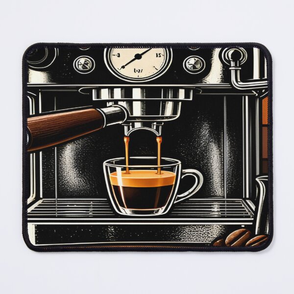 Item preview, Vintage Espresso Nerd Coffee Machine Barista Art designed and sold by DailySparks.
