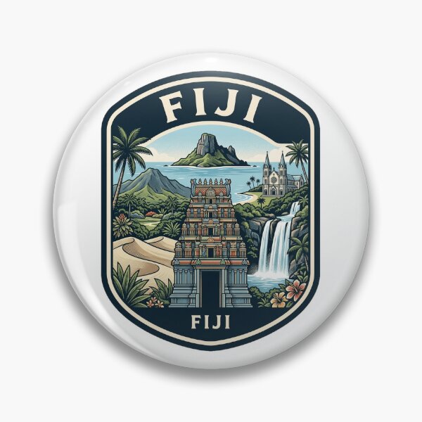 Item preview, Fiji Tropical Island Travel Badge designed and sold by k3rstman1.