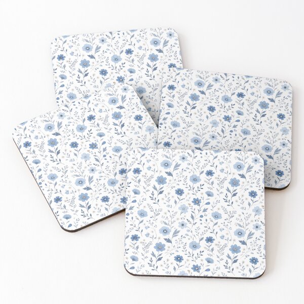 Item preview, Blue Garden Vintage Floral Pattern designed and sold by Creativveworrld03.