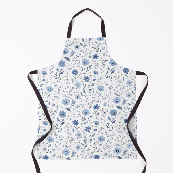 Item preview, Blue Garden Vintage Floral Pattern designed and sold by Creativveworrld03.