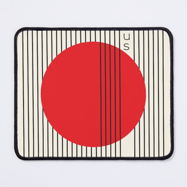 Item preview, Red Bauhaus Inspired Minimalist Poster designed and sold by hllls.design.