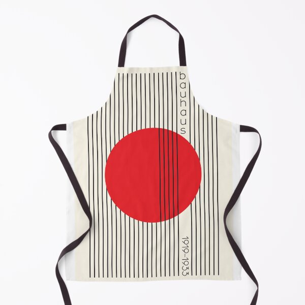 Aperçu de l'œuvre Affiche minimaliste rouge inspirée du Bauhaus créée et vendue par hllls.design.