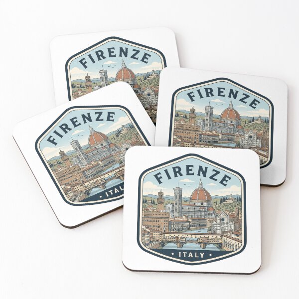 Item preview, Firenze Italy Vintage Travel Badge Skyline designed and sold by k3rstman1.