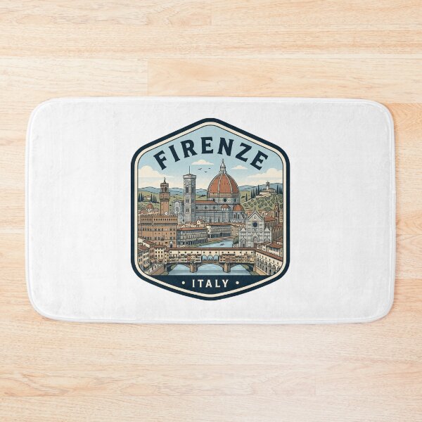 Item preview, Firenze Italy Vintage Travel Badge Skyline designed and sold by k3rstman1.
