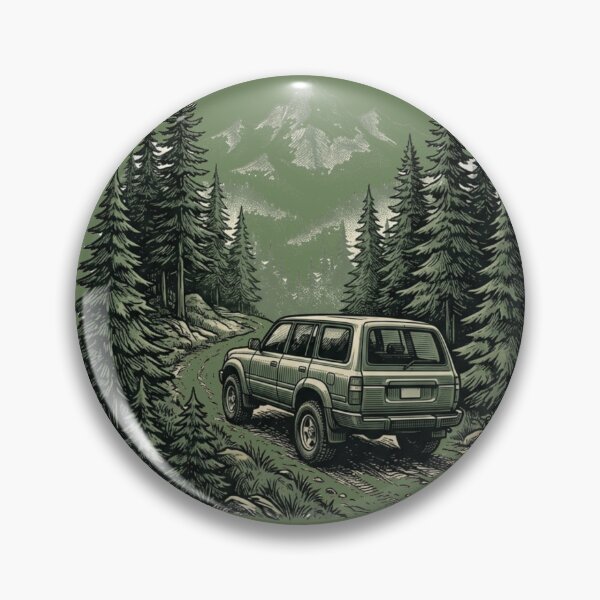 Item preview, Wilderness Trail Crossing Vintage Forest Expedition Design designed and sold by @SHINTOSARTSTORE.