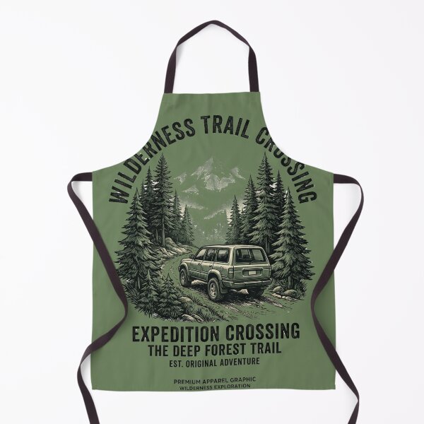Item preview, Wilderness Trail Crossing Vintage Forest Expedition Design designed and sold by @SHINTOSARTSTORE.
