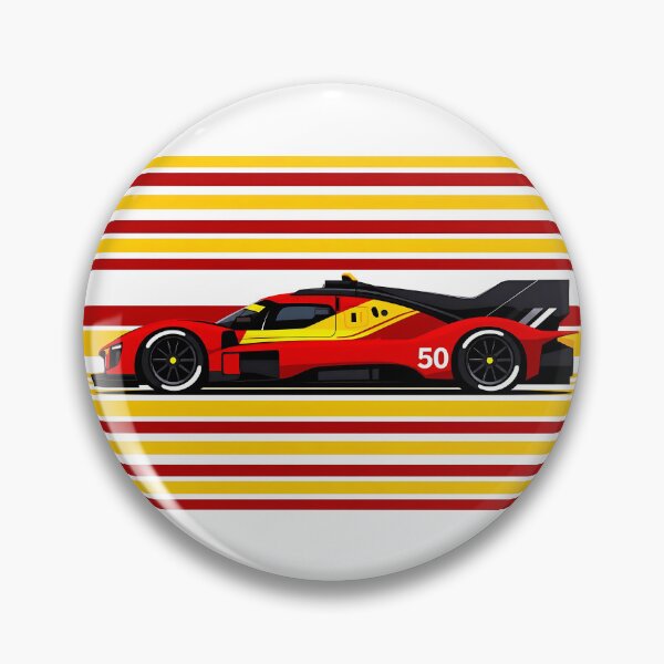 Artikelvorschau, #50 499P Roter Hypercar Seitenansicht entworfen und verkauft von PitWallArt.