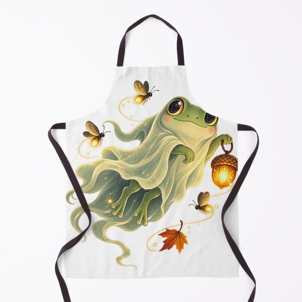 Item preview, Ghost Frog Carrying an Acorn Lantern designed and sold by Leharis.