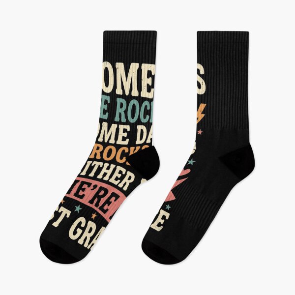 Item preview, Some Days We Rock It 1st Grade Life Back to School Funny designed and sold by hemagamo.