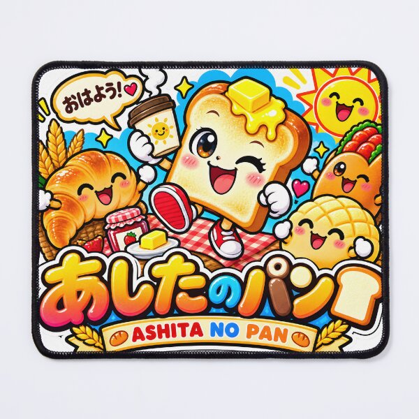 Item preview, ASHITA NO PAN – Funny Japanese Phrase Sticker designed and sold by OddGarage.
