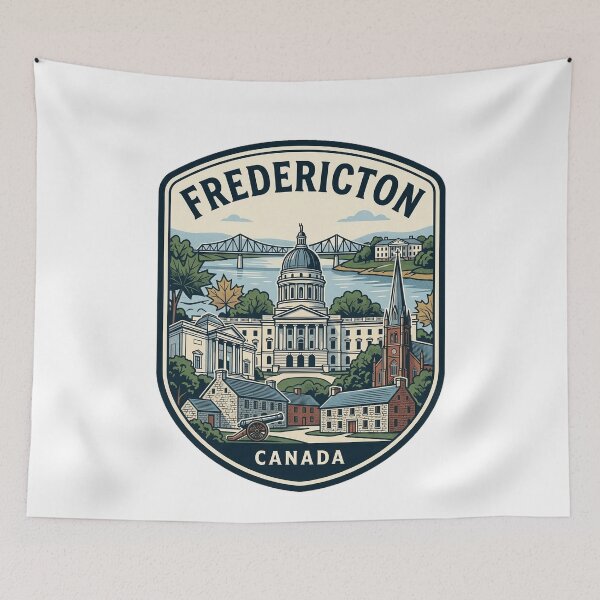 Item preview, Fredericton Canada Vintage Travel Badge designed and sold by k3rstman1.