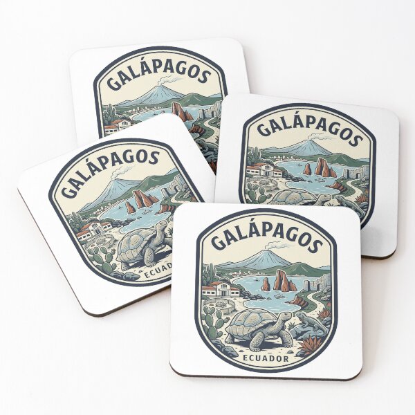 Artikelvorschau, Galapagos-Inseln Ecuador Vintage-Reiseabzeichen entworfen und verkauft von k3rstman1.