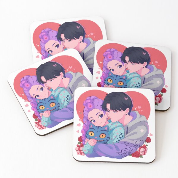 Item preview, Cute Anime Couple Love With Cat Valentine Style designed and sold by JamesBeck53255.