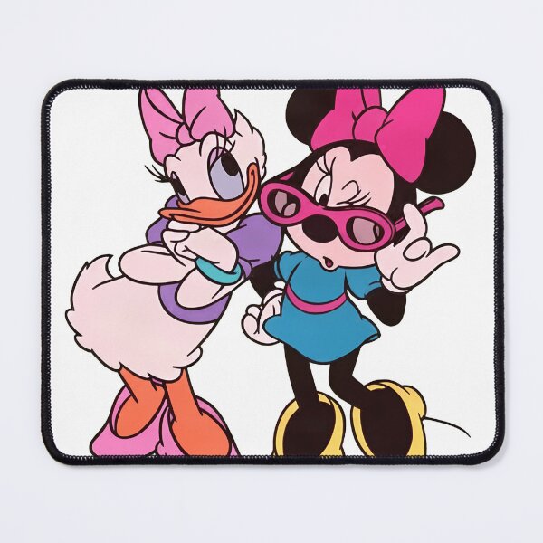 Item preview, Cute Retro Cartoon Friends Fashion Duo Pink Bow Summer Vibes designed and sold by MarkPayne32795.