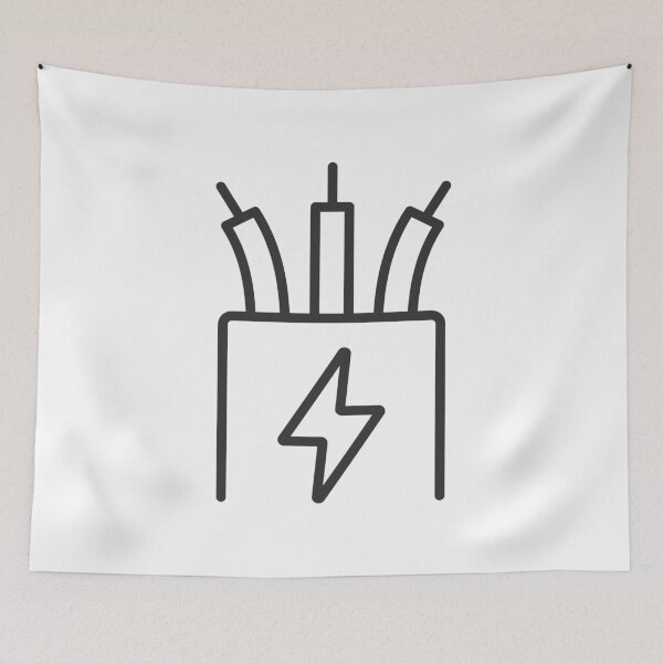 Item preview, Electrical Cable Power Line Icon designed and sold by VectorForge Studio.