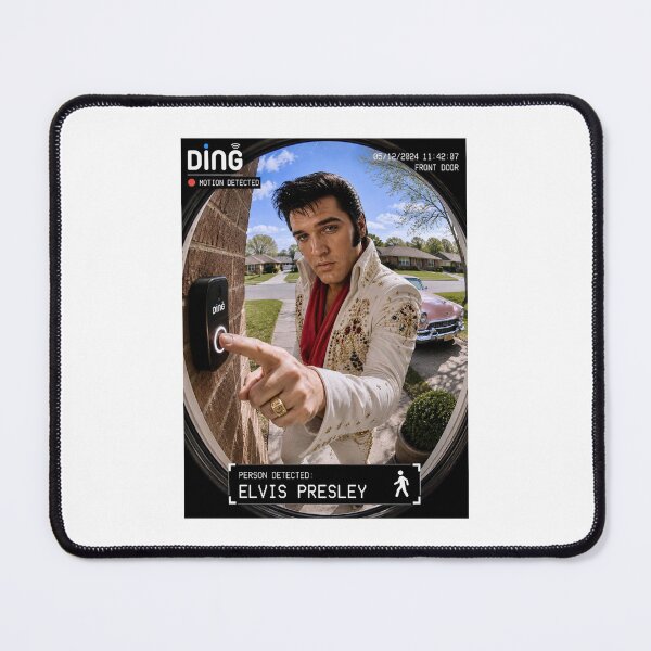 Item preview, Elvis Presley DING Doorbell Camera designed and sold by Aimz, Apparently.