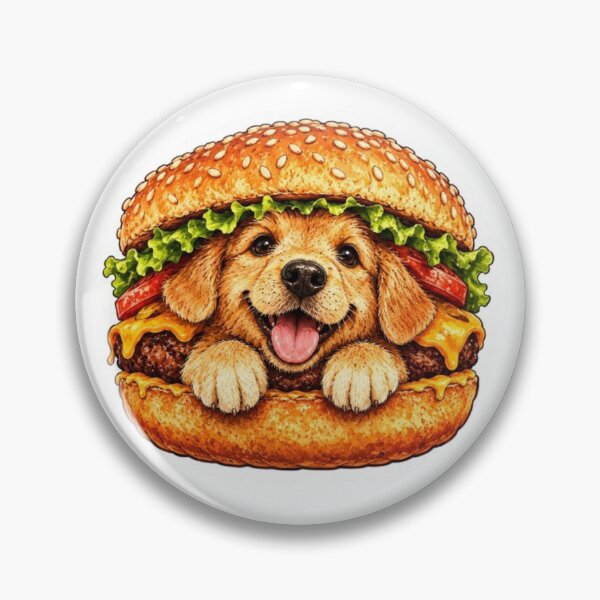 Item preview, Puppy Inside a Delicious Cheeseburger designed and sold by Snurly.