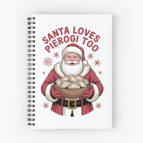 Item preview, SANTA LOVES PIEROGI TOO designed and sold by jkrphoto.