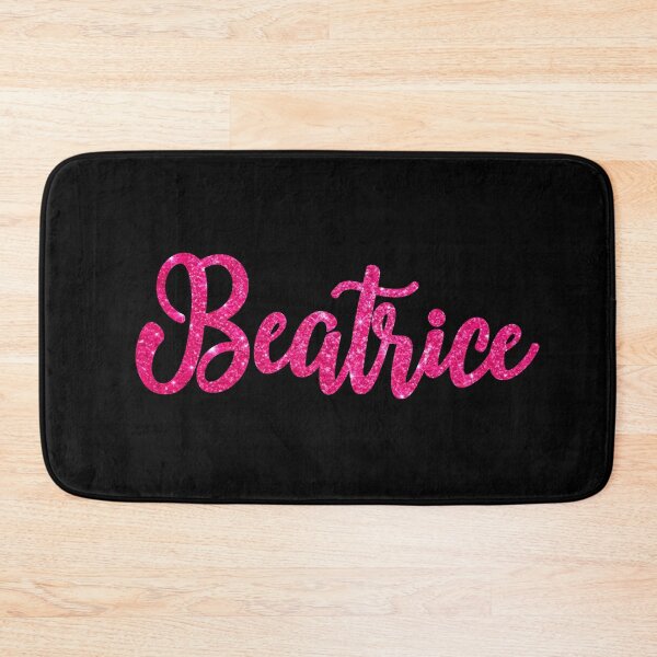 Item preview, Beatrice Hot Pink Sparkly Personalised Name Design designed and sold by CamilasPrints.