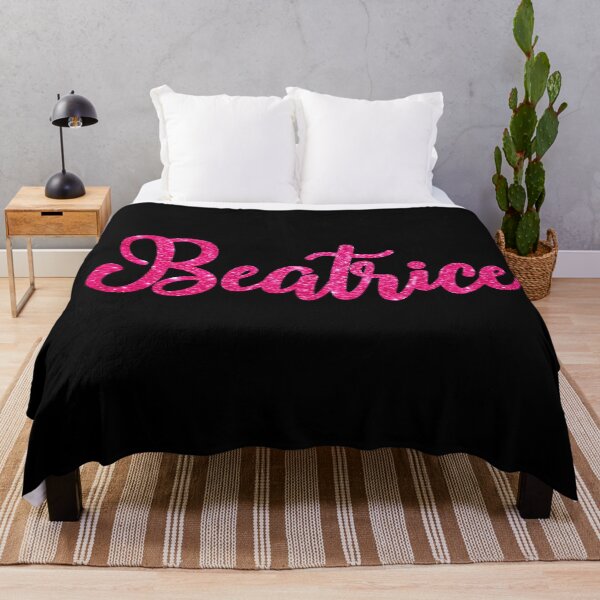 Item preview, Beatrice Hot Pink Sparkly Personalised Name Design designed and sold by CamilasPrints.