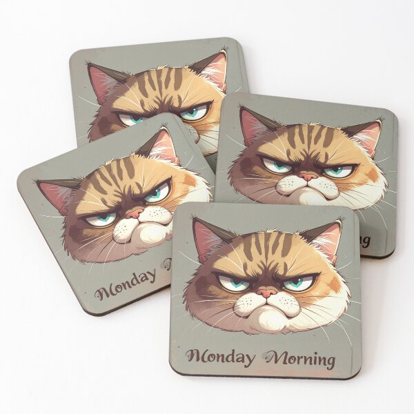 Item preview, Tabby Grumpy Cat: Monday’s Public Enemy #1 designed and sold by YAM716.