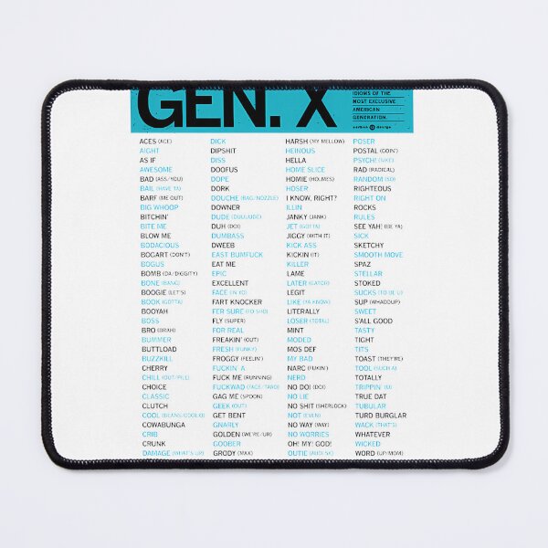Item preview, Gen X Slang Guide Blue Green | Perfect Gift For You And Friends designed and sold by tsunerooh.