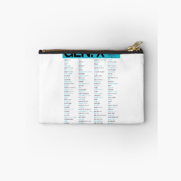 Item preview, Gen X Slang Guide Blue Green | Perfect Gift For You And Friends designed and sold by tsunerooh.