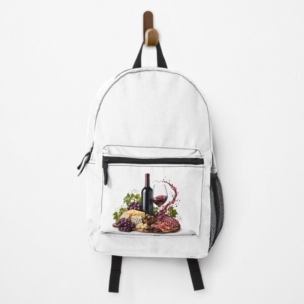 Item preview, Red Wine, Cheese & Grapes Food Lover Design designed and sold by madihaali0064.