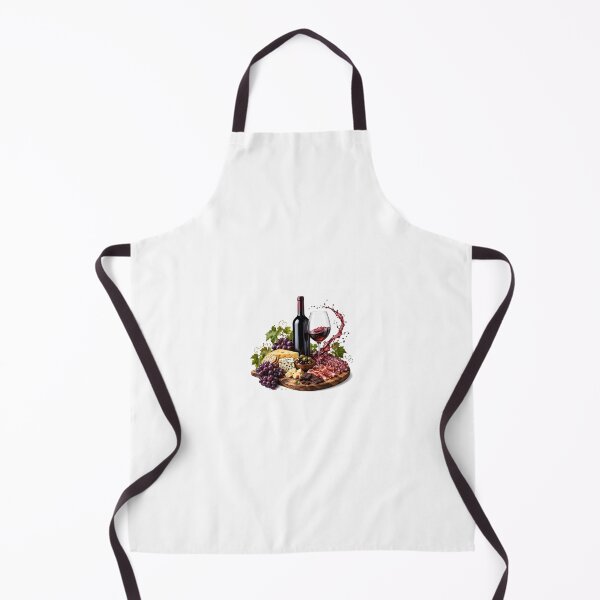 Item preview, Red Wine, Cheese & Grapes Food Lover Design designed and sold by madihaali0064.