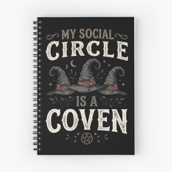 Item preview, My Social Circle Is a Coven – Witchy Halloween Occult Design designed and sold by DijaMar.