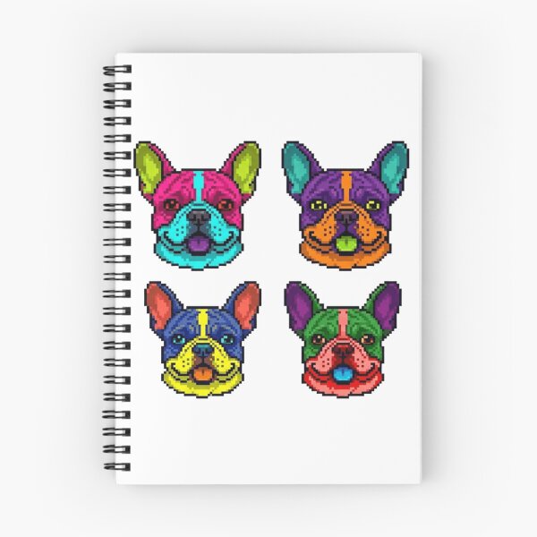Item preview, 8-Bit Frenchie x 4 designed and sold by Simsonic.