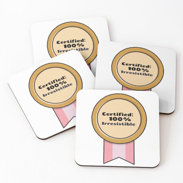 Item preview, Funny Award Ribbon Design | Certified 100% Irresistible Badge Humor designed and sold by kjson1.