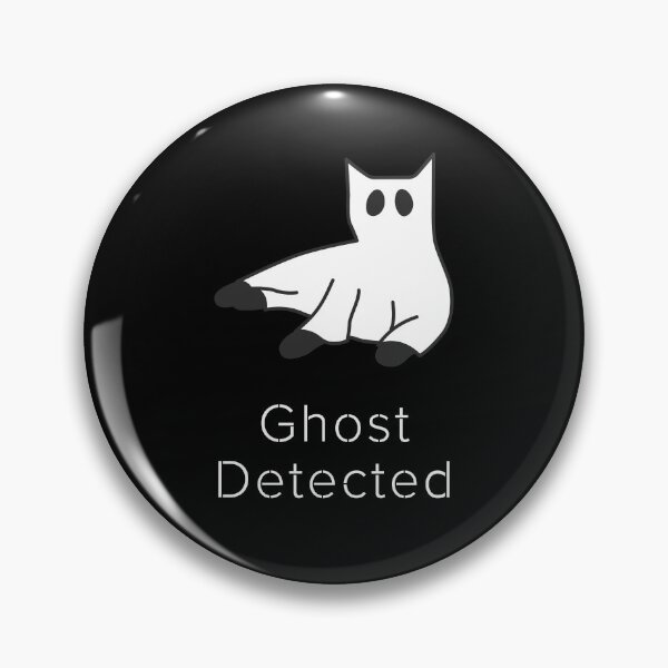 Item preview, Ghost Detected | Halloween Cat | Cat Operating System designed and sold by ContigoART.