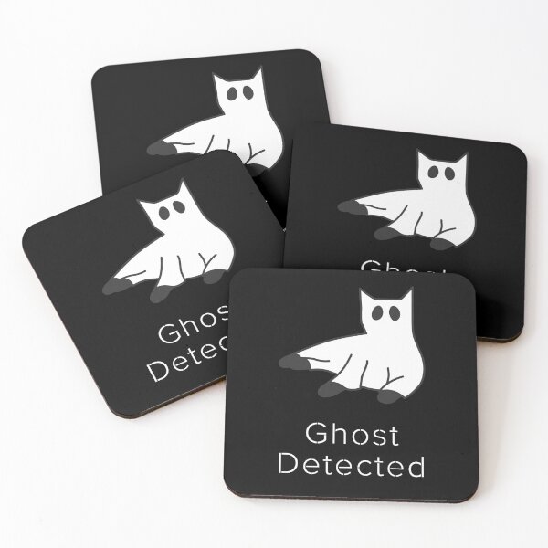 Item preview, Ghost Detected | Halloween Cat | Cat Operating System designed and sold by ContigoART.
