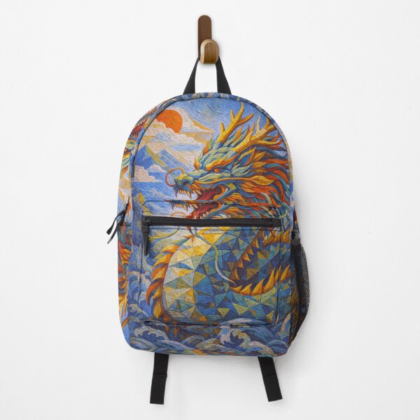 Item preview, A Cubist Painting of a Dragon – Legendary Mythical Creature designed and sold by GalleryKauffeld.