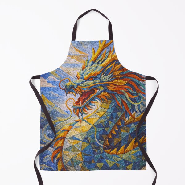 Item preview, A Cubist Painting of a Dragon – Legendary Mythical Creature designed and sold by GalleryKauffeld.