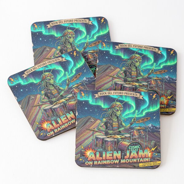 Item preview, Alien Drummer at Rainbow Mountain Peru designed and sold by chiflesazo.