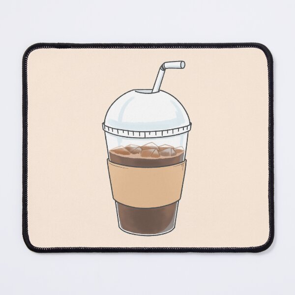 Item preview, Iced Americano Plastic Takeaway Cup Illustration Coffee Art designed and sold by ubborn.