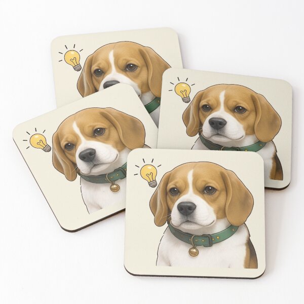 Item preview, Bak Tueng...Get It | Funny Deadpan Beagle Character designed and sold by CosmicQuietStudio.