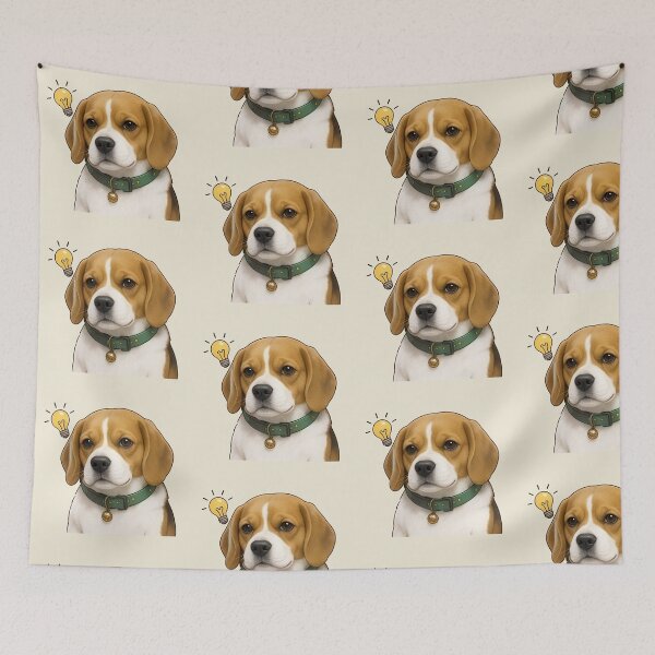 Item preview, Bak Tueng...Get It | Funny Deadpan Beagle Character designed and sold by CosmicQuietStudio.