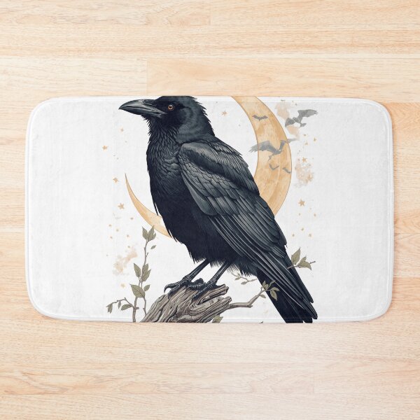 Item preview, Witch's Familiar Raven designed and sold by catcurio.